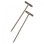 GEM T-Pins, Steel, Silver, 1 1/2", 100/Box GEM87T