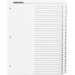 Business Source Table of Content Quick Index Dividers 05859
