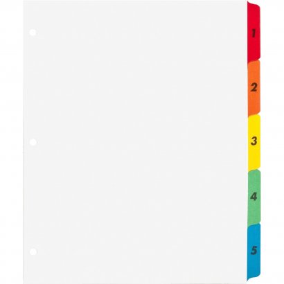 Business Source Table of Content Quick Index Dividers 21900