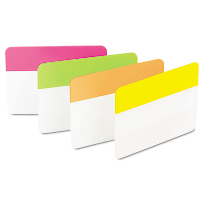 Post-it Tabs Tabs, 1/5-Cut Tabs, Assorted Brights, 2" Wide, 24/Pack MMM686PLOY