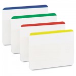 Post-it Tabs 686F-1 Tabs, Lined, 1/5-Cut Tabs, Assorted Primary Colors, 2" Wide, 24/Pack MMM686F1