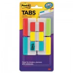 Post-it Tabs Tabs Value Pack, 1/5-Cut and 1/3-Cut Tabs, Assorted Colors, 1" and 2" Wide