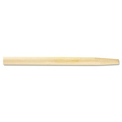 BWK 124 Tapered End Broom Handle, Lacquered Hardwood, 1 1/8 dia x 54, Natural BWK124