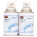 Rubbermaid Commercial FG4012441 TC Microburst 9000 Air Freshener Refill, Linen Fresh, 5.3 oz Aerosol, 4/Carton RCP4012441