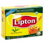 Lipton TJL00290 Tea Bags, Decaffeinated, 72/Box LIP290