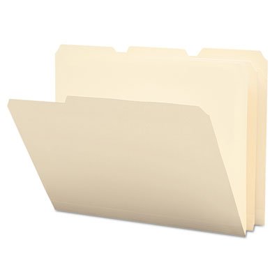 Smead Tear/Moisture-Resist Poly File Folders, 1/3 Cut Top Tab, Letter, Manila, 12/Pack SMD10510