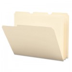 Smead Tear/Moisture-Resist Poly File Folders, 1/3 Cut Top Tab, Letter, Manila, 12/Pack SMD10510