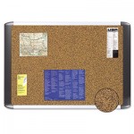 Tech Cork Board, 48x72 Silver/Black Frame BVCMVI270501