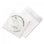 Quality Park Tech-No-Tear Poly/Paper CD/DVD Sleeves, 100/Box QUA77203