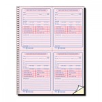 Tops Telephone Message Book, Fax/Mobile Section, 5 1/2 x 3 3/16, Two-Part, 400/Book TOP4009