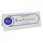 C-Line Tent Card Holders, 4 1/4" x 11", Rigid Heavyweight Clear Plastic, 25/Box CLI87507