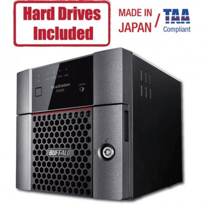 Buffalo TeraStation 3220DN Desktop 4 TB NAS Hard Drives Included TS3220DN0402