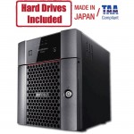 Buffalo TeraStation 3420DN Desktop 4TB NAS Hard Drives Included (2 x 2TB, 4 Bay) TS3420DN0402