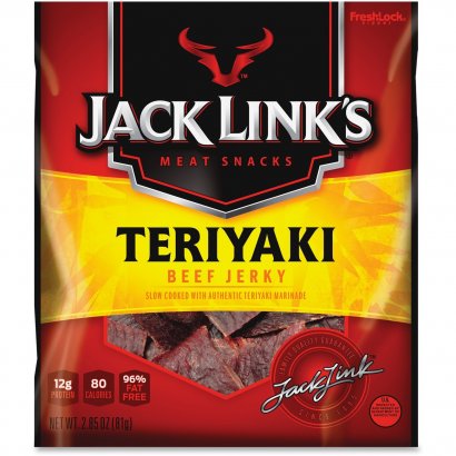 Jack Link's Teryiaki Beef Jerky Snacks 87635