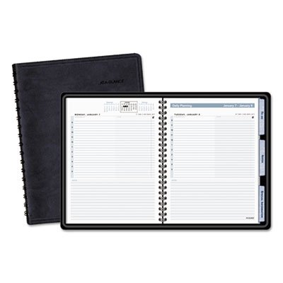 At-A-Glance The Action Planner Daily Appointment Book, 6 7/8 x 8 3/4, Black, 2016 AAG70EP0305