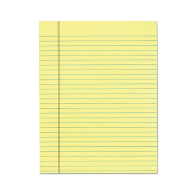 TOPS The Legal Pad Glue Top Pads, Legal/Wide, 8 1/2 x 11, Canary, 50 Sheets, Dozen TOP7522