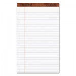 TOPS "The Legal Pad" Ruled Pads, Legal/Wide, 8 1/2 x 14, White, 50 Sheets, Dozen TOP7573