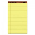 TOPS The Legal Pad Ruled Perf Pad, Legal/Wide, 8 1/2 x 14, Canary, 50 Sheets, Dozen TOP7572