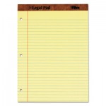 Tops The Legal Pad Ruled Perf Pad, Legal/Wide, 8 1/2 x 11 3/4, Canary, 50 Sheets, DZ