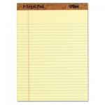 Tops The Legal Pad Ruled Perforated Pads, 8 1/2 x 11 3/4, Canary, 50 Sheets, Dozen TOP7532