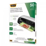 Fellowes Thermal Laminating Pouches, 5 mil, 9" x 11.5", Matte Clear, 50/Pack FEL5744501