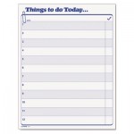 Tops Things To Do Today" Daily Agenda Pad, 8 1/2 x 11, 100 Forms TOP2170