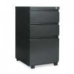 ALEPB532819CH Three-Drawer Metal Pedestal File w/Full-Length Pull, 14-7/8 x 19-1/8, Charcoal ALEPB532819CH