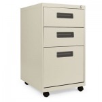 ALEPA532820PY Three-Drawer Metal Pedestal File, 16w x 19-1/2d x 28-1/2h, Putty ALEPA532820PY