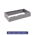 CLB3618MG Three Wide Closed Locker Base, 36w x 18d x 6h, Medium Gray TNNCLB3618MG