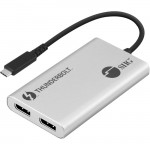 SIIG Thunderbolt 3 to Dual DP 1.2 Adapter JU-TB0611-S1