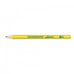 Dixon Ticonderoga Laddie Woodcase Pencil w/o Eraser, HB #2, Yellow, Dozen DIX13040