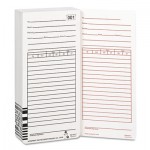 Acroprint Time Card for Es1000 Electronic Totalizing Payroll Recorder, 100/Pack ACP099111000