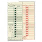 Tops Time Card for Lathem, Bi-Weekly, Two-Sided, 3 1/2 x 9, 500/Box TOP1275