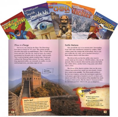 Shell TIME Informational Text Grade 6 Set 2, 5-Book Set 25926