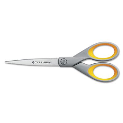 Westcott Titanium Bonded Scissors With Soft Grip Handles, 7" Straight ACM13526