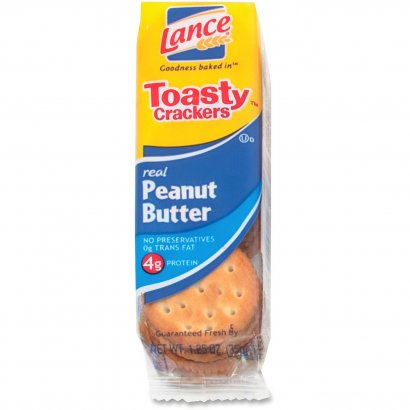 Lance Toasty Peanut Butter Cracker Sandwiches Packs SN40654