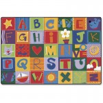 Toddler Alphabet Blocks Rug 3801