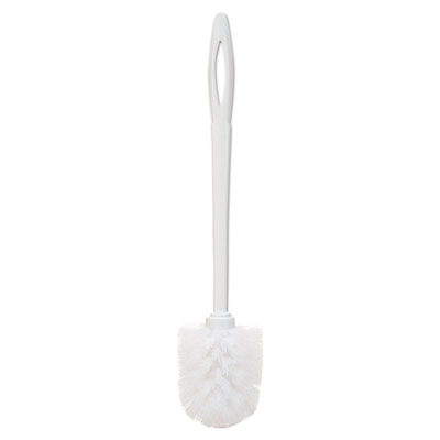 Rubbermaid Commercial FG631000WHT Toilet Bowl Brush, 14 1/2", White, Plastic RCP631000WE