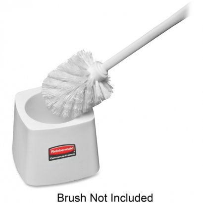 Rubbermaid Toilet Bowl Brush Holder, White 631100