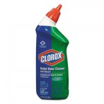 Clorox 00031 Toilet Bowl Cleaner with Bleach, Fresh Scent, 24oz Bottle CLO00031EA