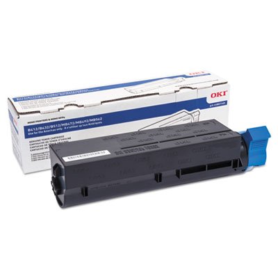 Oki Toner, 7000 Page-Yield, Black OKI45807105