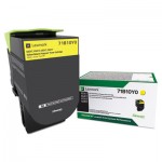 Lexmark Toner, Yellow LEX71B10Y0