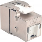 Tripp Lite Toolless Shielded Cat6a Keystone Jack - Gray N238-001-SH-TFA