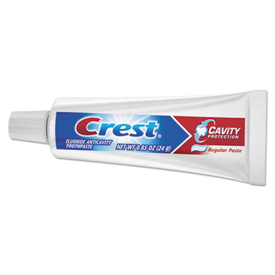 Crest Toothpaste, Personal Size, 0.85oz Tube, 240/Carton PGC30501