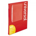 UNV21130 Top-Load Poly Sheet Protectors, Economy, Letter, 100/Box UNV21130