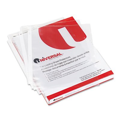 UNV21127 Top-Load Poly Sheet Protectors, Nonglare, Economy, Letter, 200/Box UNV21127