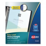 Avery Top-Load Poly Sheet Protectors, Heavyweight, Letter, Nonglare, 200/Box AVE74401