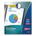 Avery Top-Load Poly Sheet Protectors, Heavy, Letter, Diamond Clear, 200/Box AVE74400