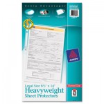 Avery Top-Load Polypropylene Sheet Protector, Heavy, Legal, Diamond Clear, 25/Pack AVE73897