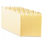 Pendaflex Top Tab A-Z File Guides, 1/5-Cut Top Tab, A to Z, 8.5 x 11, Manila